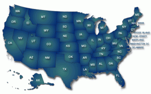 Payday-Loans USA map